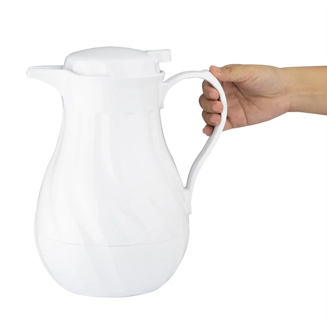 Olympia Insulated Swirl Jug White 2Ltr - Image 3