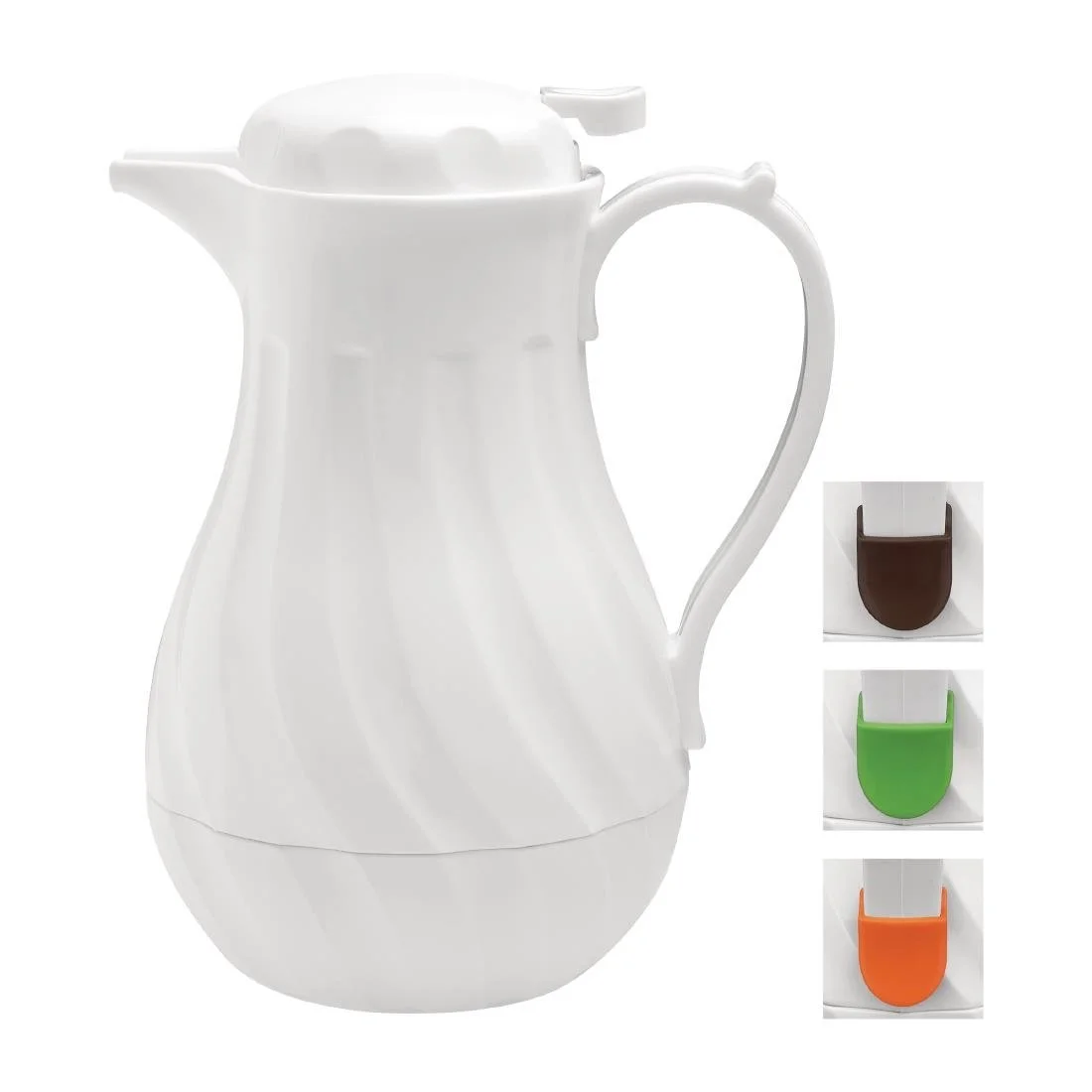 Olympia Insulated Swirl Jug White 2Ltr - Image 7