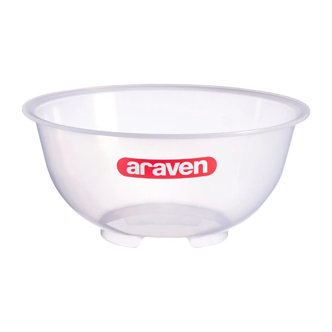 Araven Polypropylene Mixing Bowl Transparent 7Ltr - Image 1