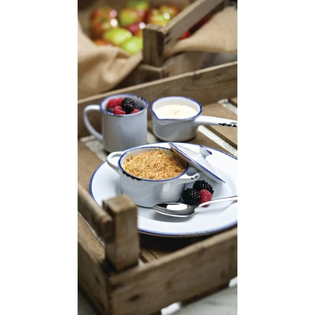 Utopia Avebury Blue Mini Casserole Dish 105mm - Image 2