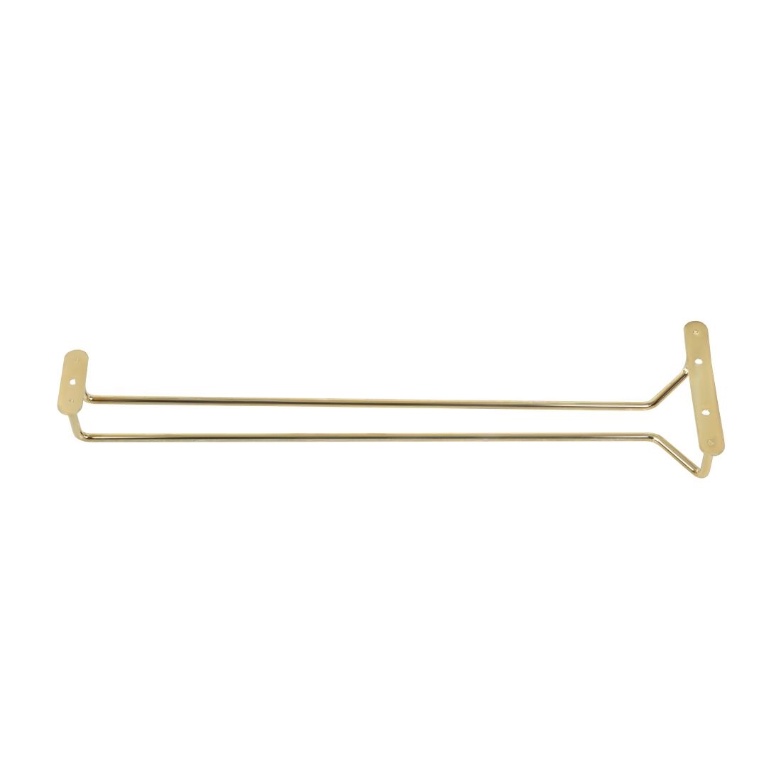 Beaumont Brass Wine Glass Rack 406mm