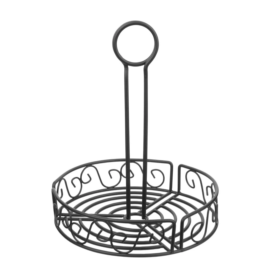 Olympia Wire Condiment Holder - Black
