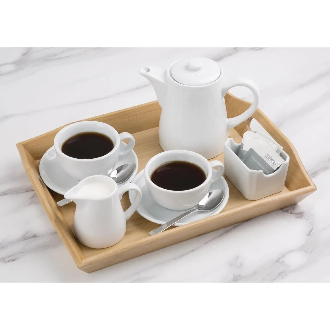 Olympia Whiteware Elegant Saucers 148mm - Image 9