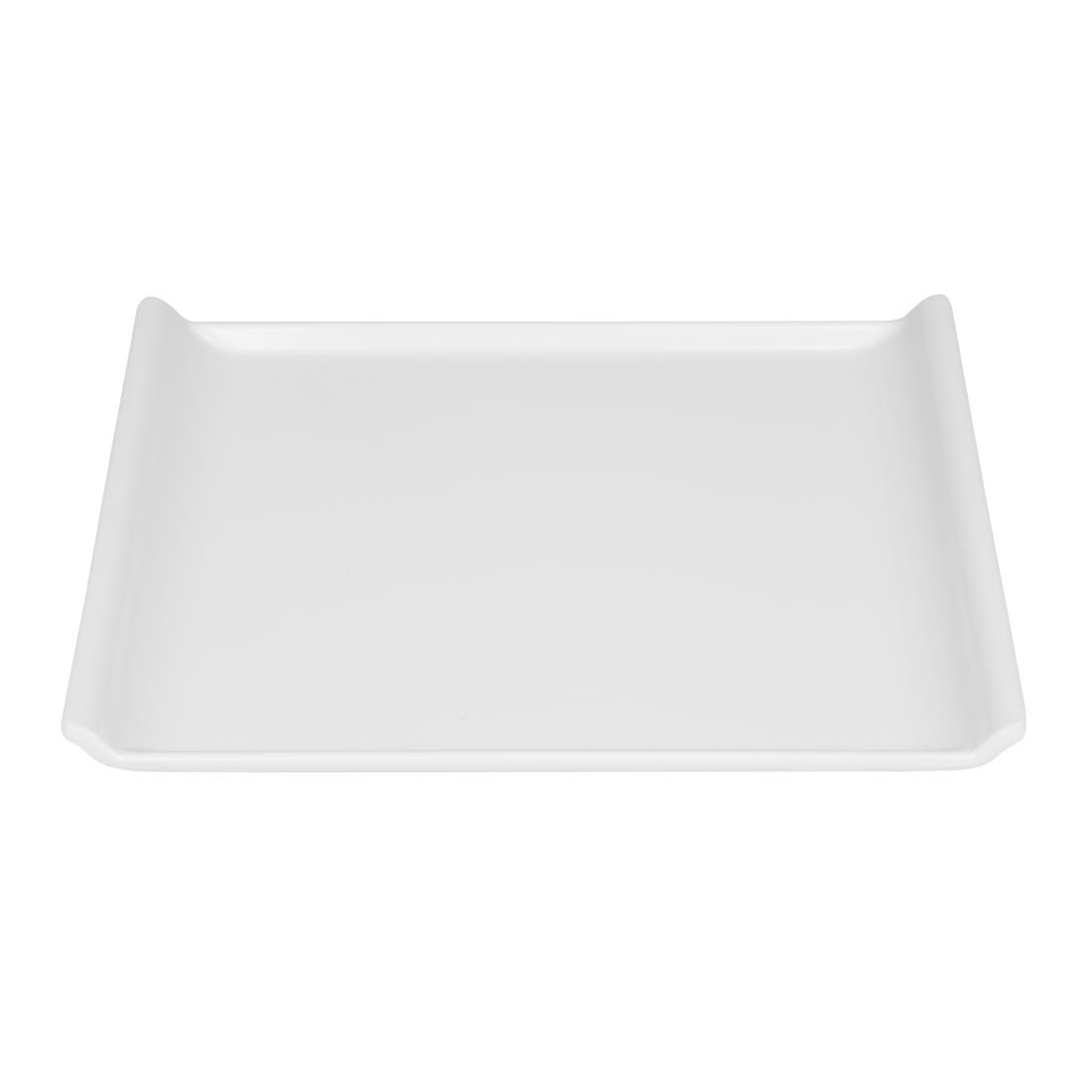 Kristallon Melamine Platter White 300 x 250mm