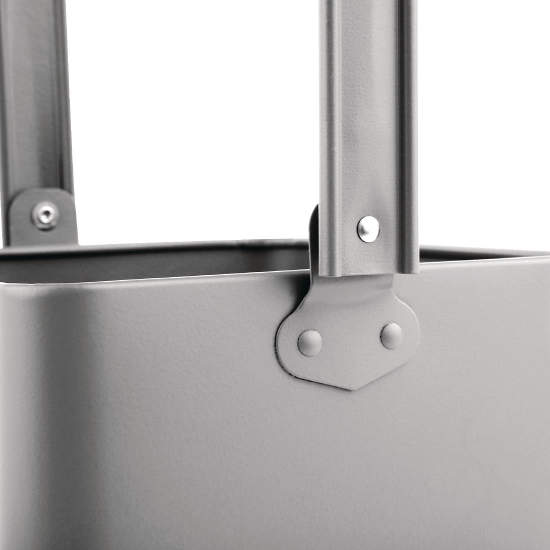 Olympia Galvanised Condiment Table Tidy - Grey