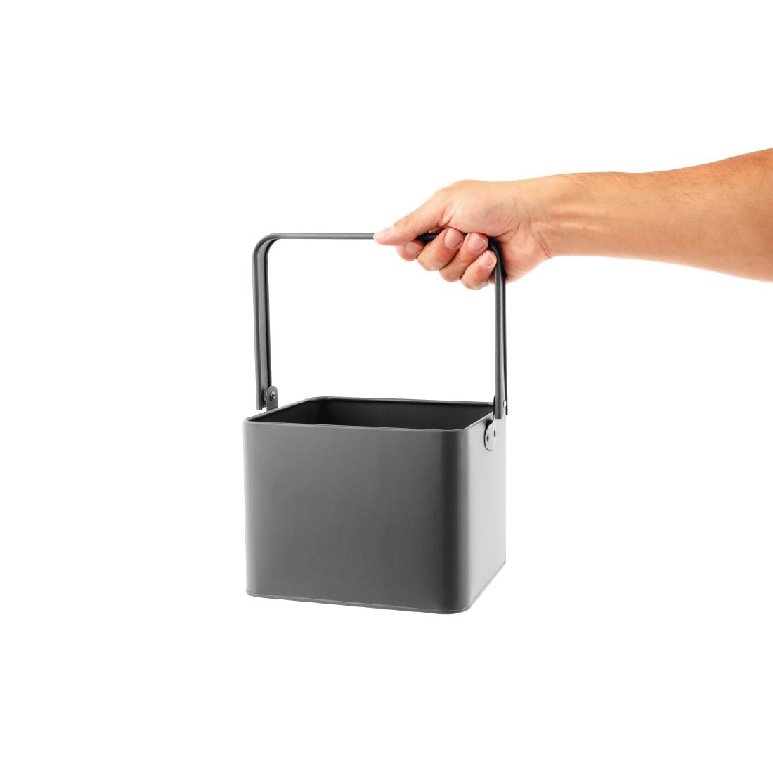 Olympia Galvanised Condiment Table Tidy - Grey