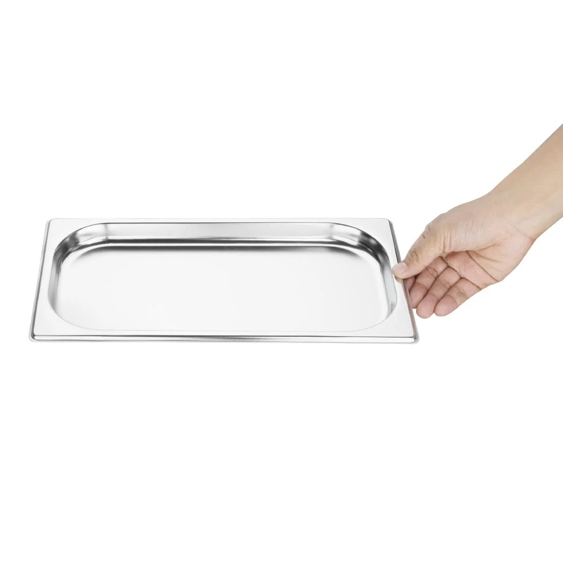 Vogue Stainless Steel GN 1/3 Pan 20mm - Image 4