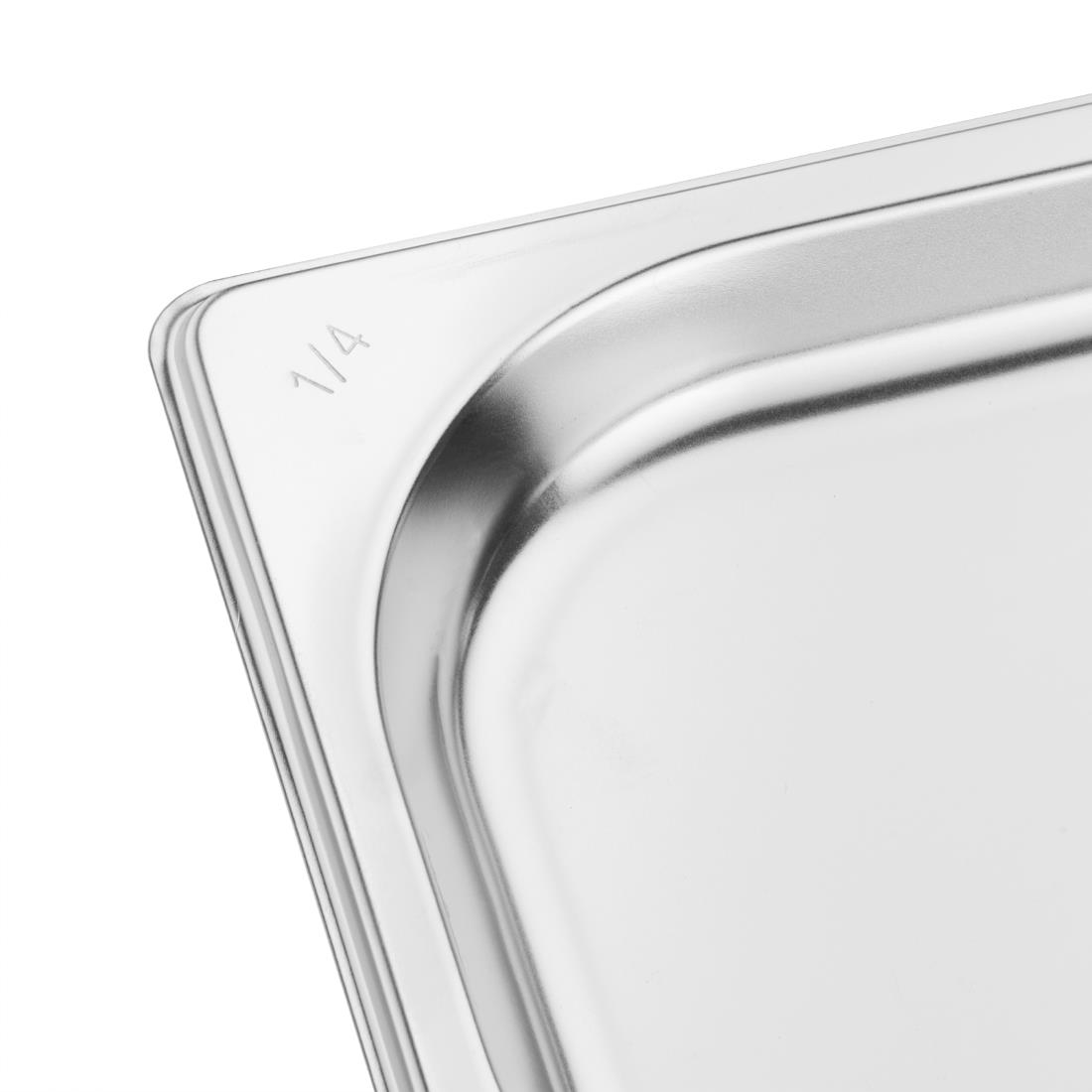 Vogue Stainless Steel GN 1/4 Pan 20mm
