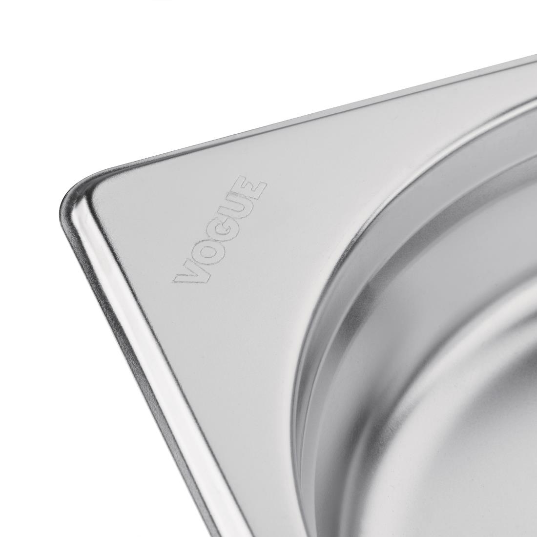 Vogue Stainless Steel GN 2/3 Pan 200mm
