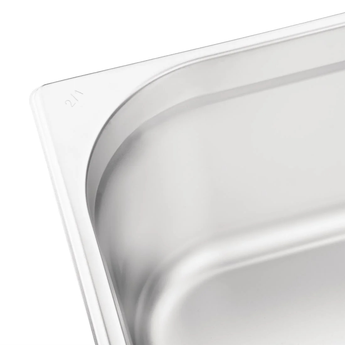 Vogue Stainless Steel GN 2/1 Double Size Gastronorm Pan 200mm - Image 5