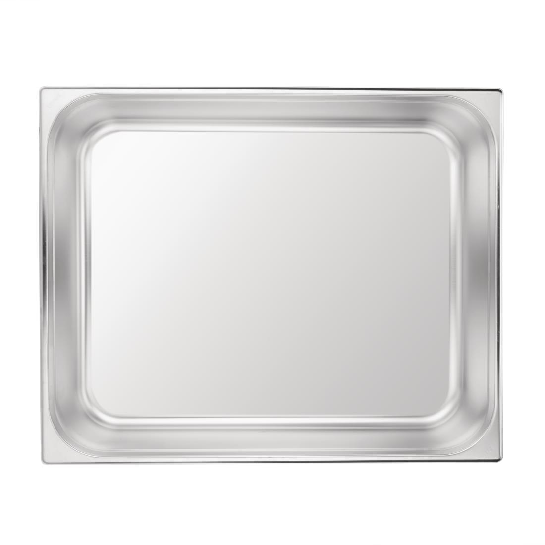 Vogue Stainless Steel GN 2/1 Double Size Gastronorm Pan 200mm
