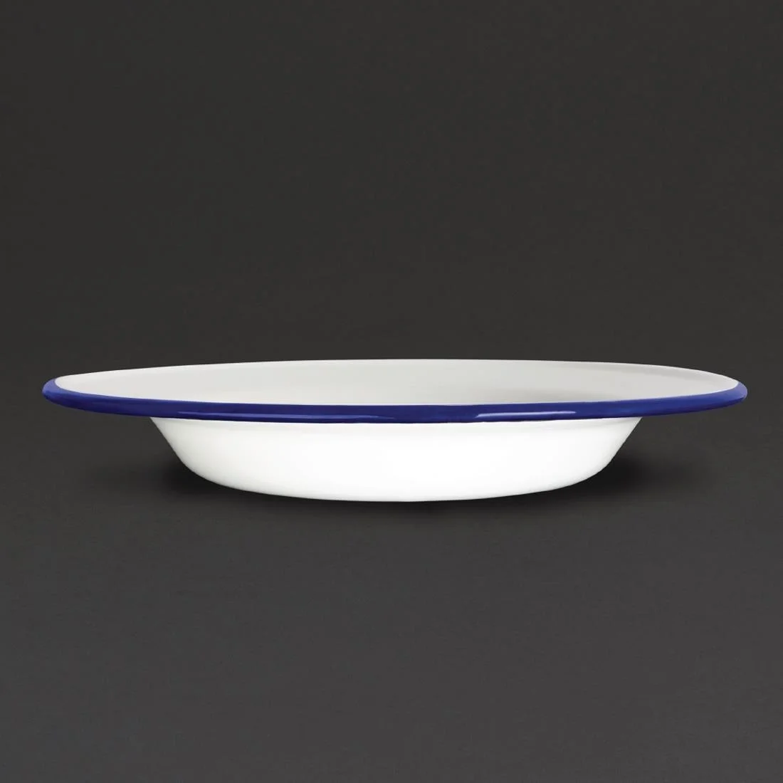 Olympia Enamel Soup Plates 245mm