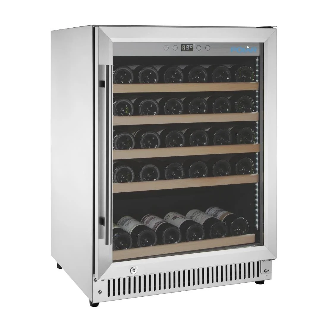 Polar G-Series Stainless Steel Wine Fridge 47 Bottle - Image 4