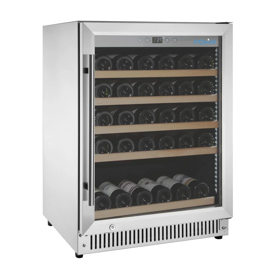 Polar G-Series Stainless Steel Wine Fridge 47 Bottle - Image 4