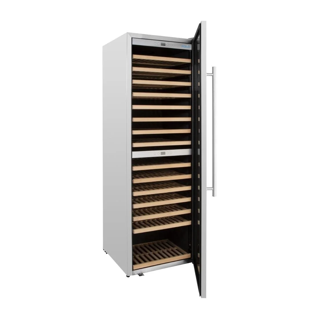Polar G-Series Dual Zone Wine Fridge Stainless Steel - 172 Bottle - Image 2