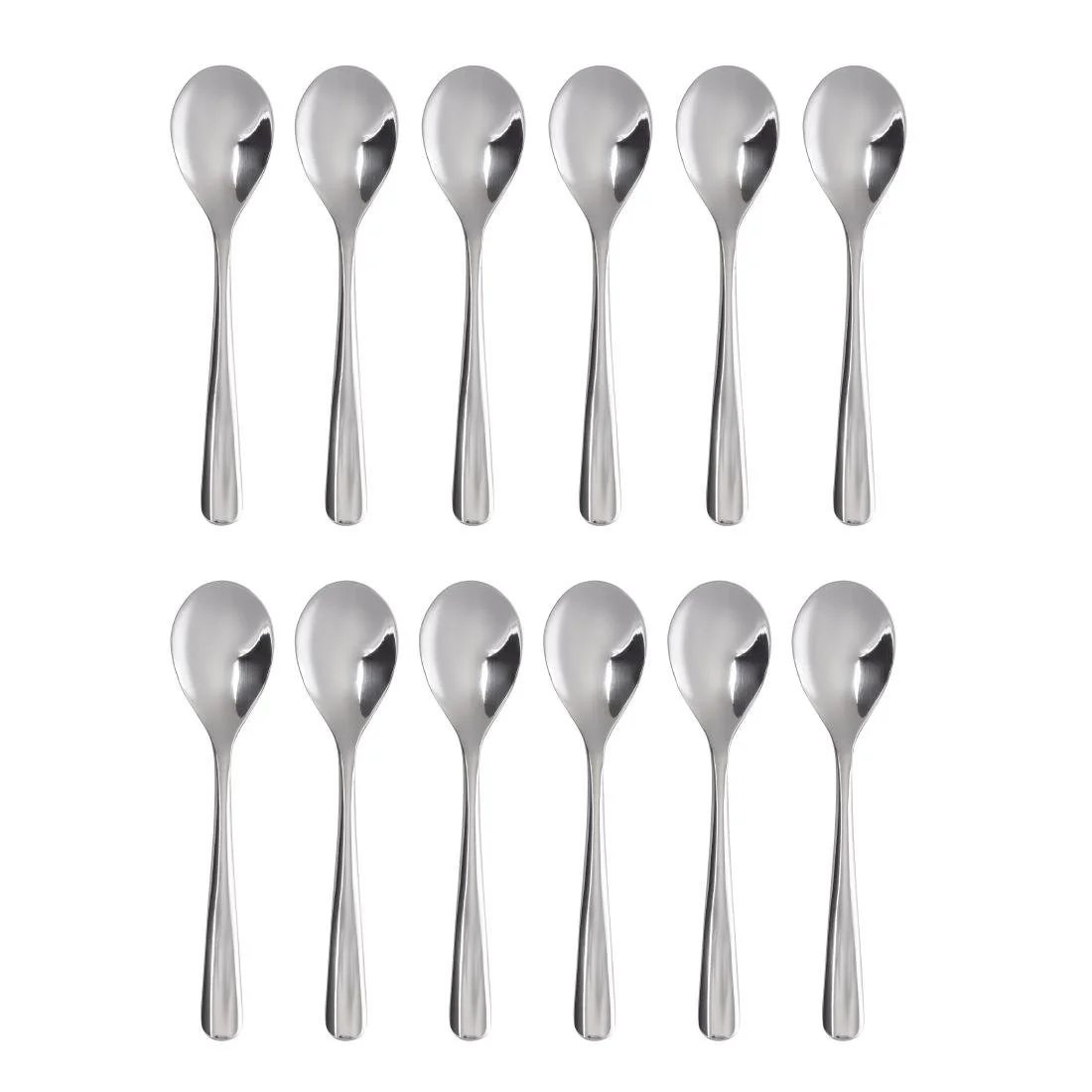 Olympia Roma 18/10 Stainless Steel Coffee Spoons (12 Pack) - Image 5
