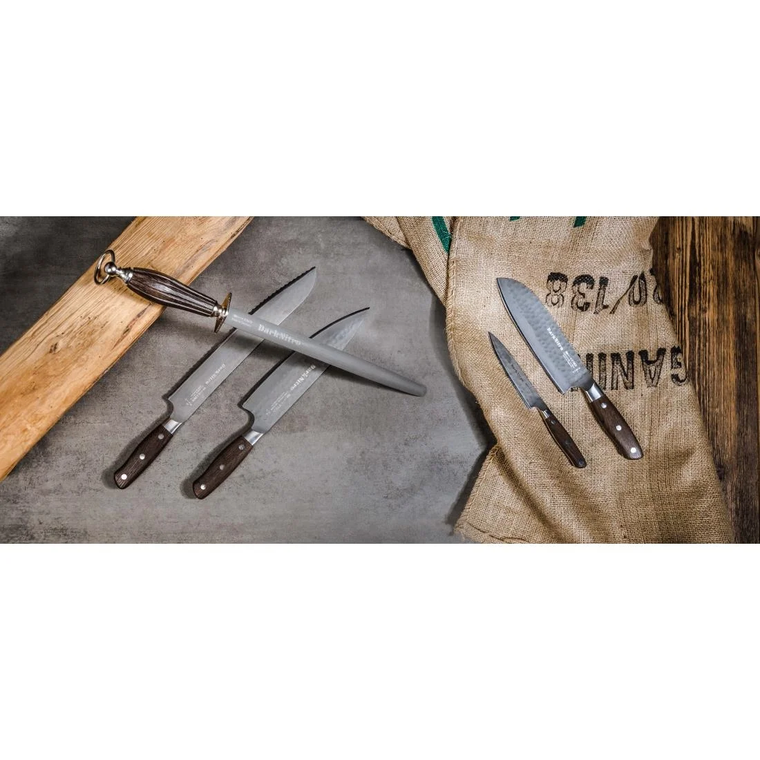 Dick DarkNitro Santoku Knife Brown 18cm - Image 3