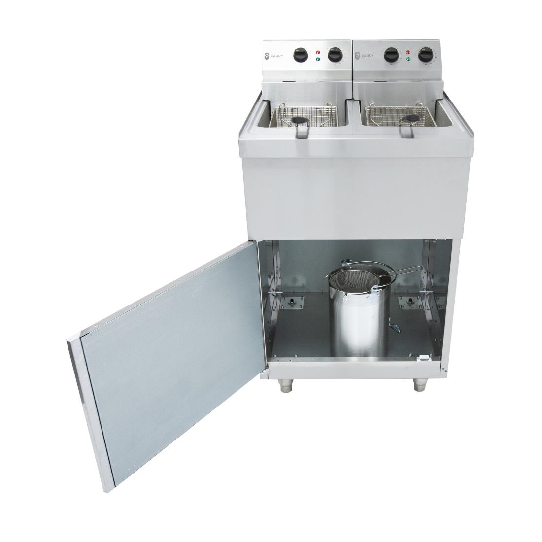 Parry Double Electric Pedestal Fryer NPDPF6