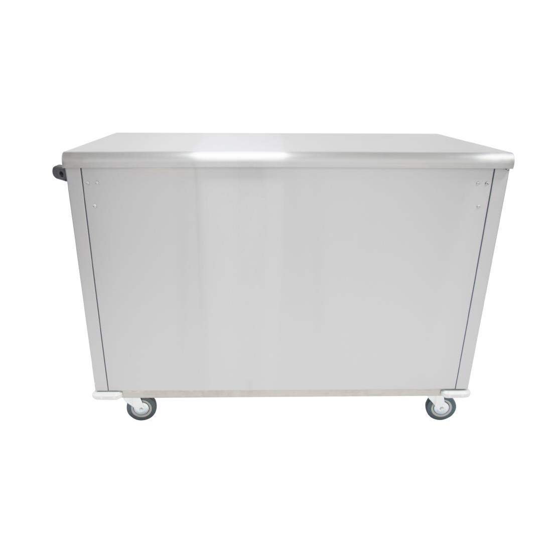 Parry Mobile Hot Cupboard with Flat Top MSF12