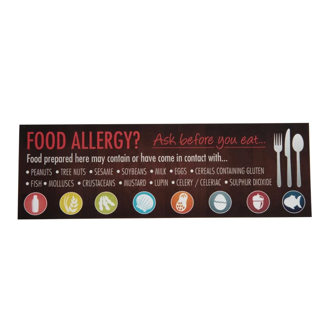Food Allergen Window and Wall Stickers - Image 5
