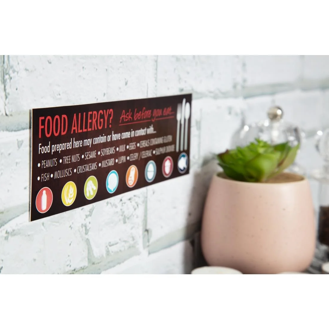 Food Allergen Window and Wall Stickers - Image 6