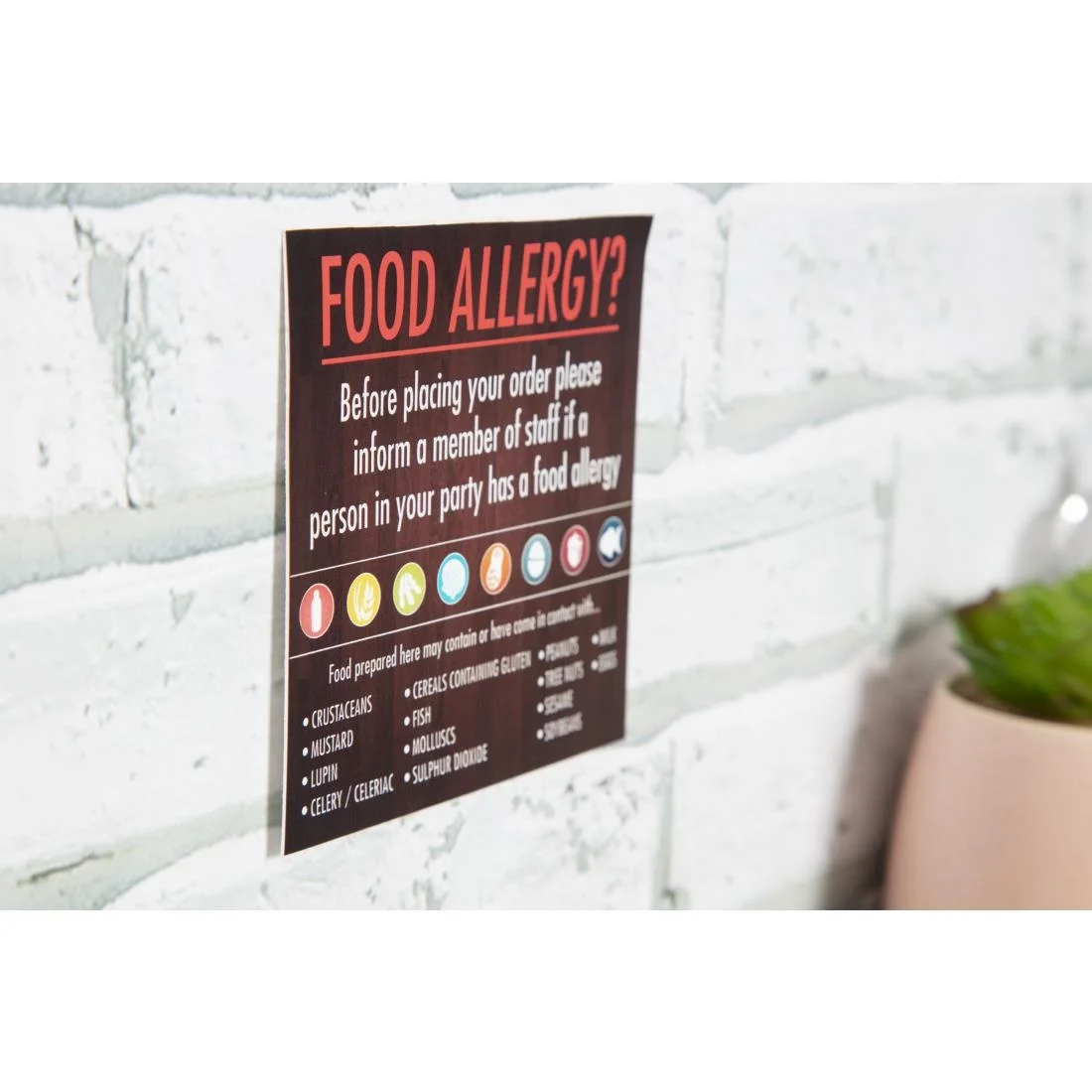 Food Allergen Window and Wall Stickers - Image 7