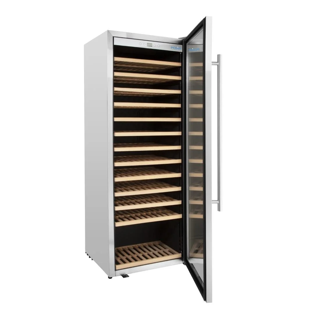 Polar G-Series Single Zone Wine Fridge Stainless Steel 118 bottles - Image 3