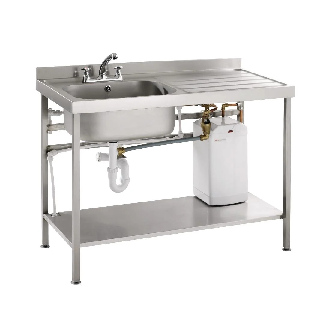 Parry Stainless Steel Fully Assembled Sink Right Hand Drainer 1200mm