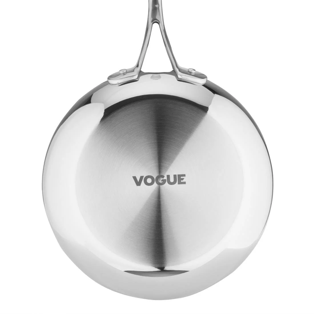 Vogue Tri-Shield Stainless Steel Frying Pan with Clad Coating 20cm - Image 6