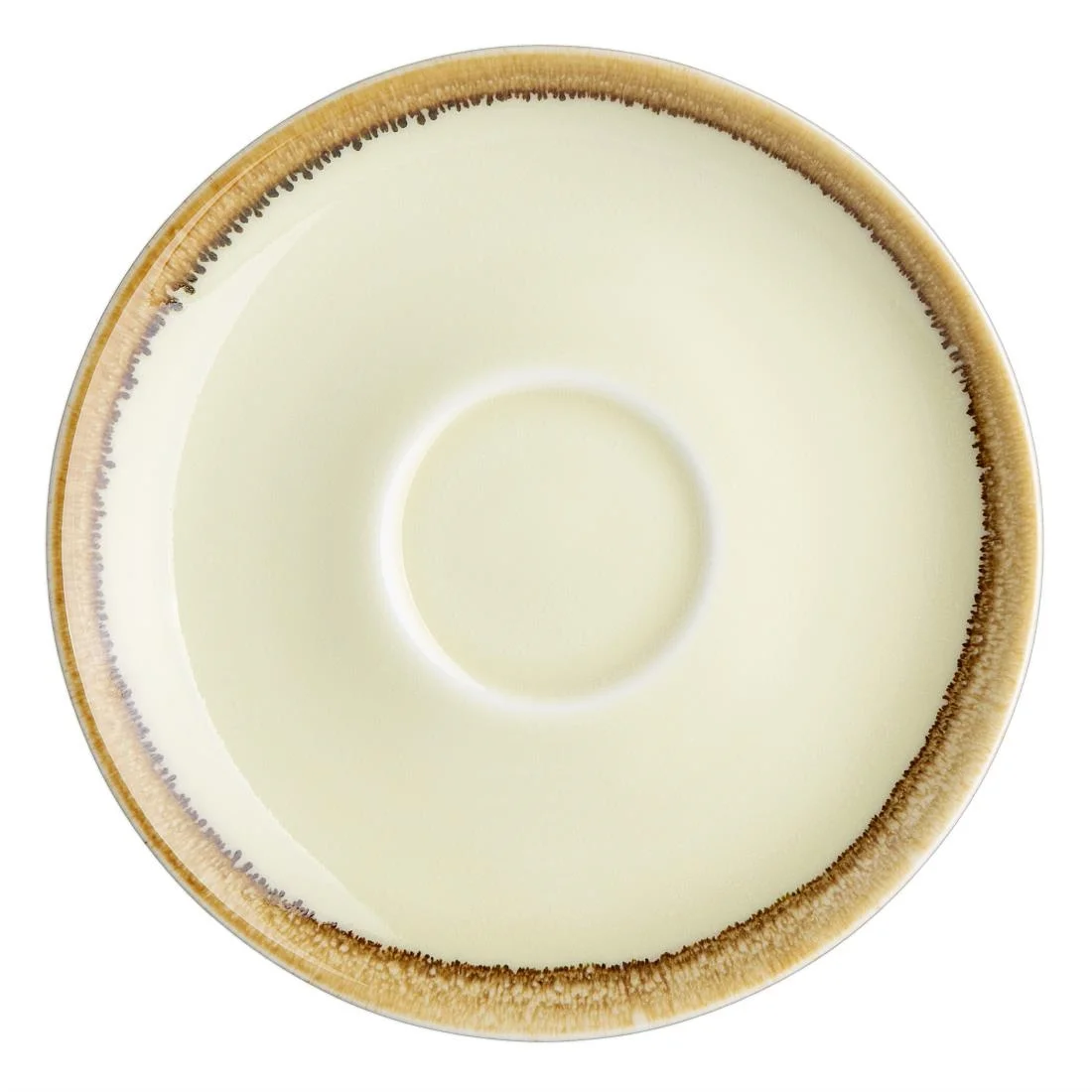 Olympia Kiln Cappuccino Saucer Sandstone 160mm