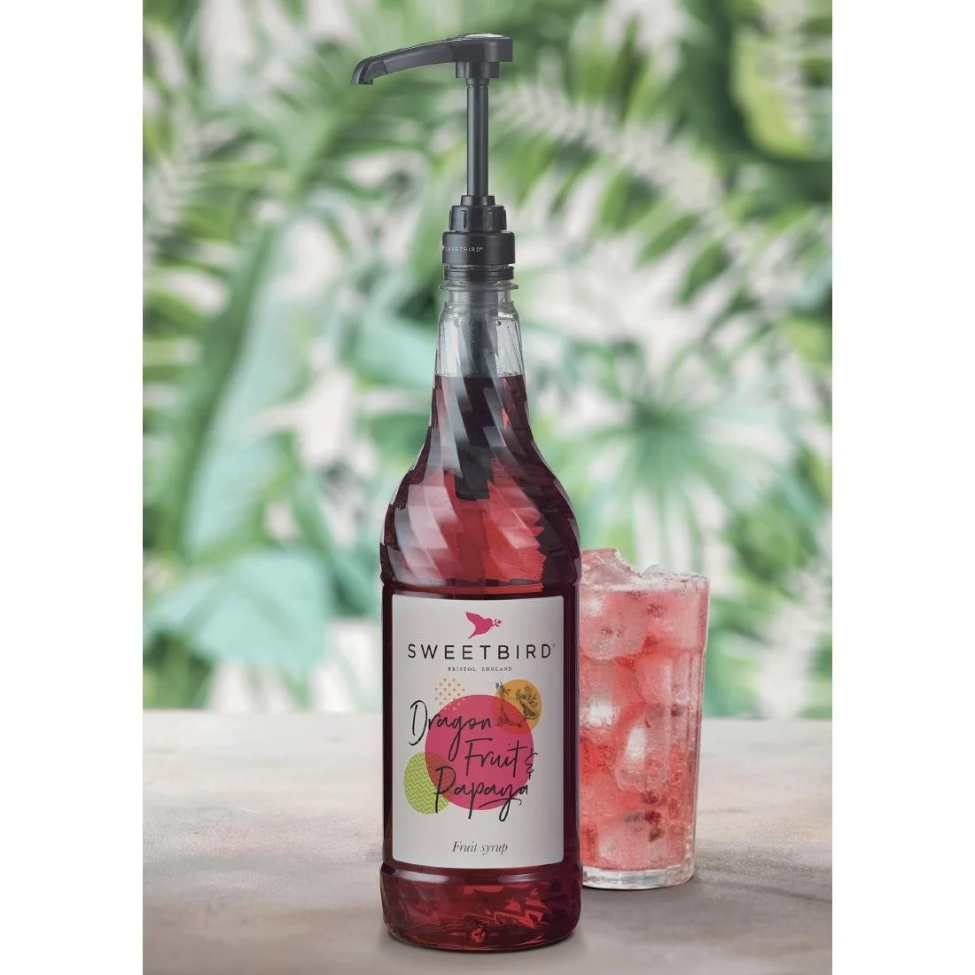 Sweetbird Dragonfruit and Papaya Syrup 1Ltr - Image 2