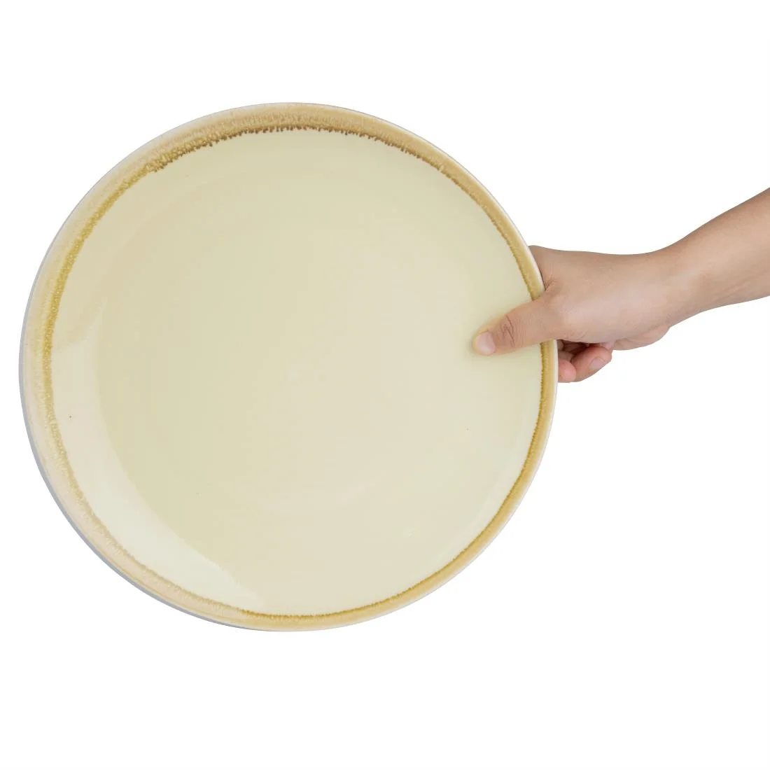 Olympia Kiln Round Plate Sandstone 280mm - Image 5