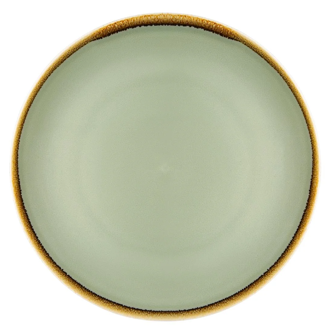Olympia Kiln Round Plate Moss 280mm