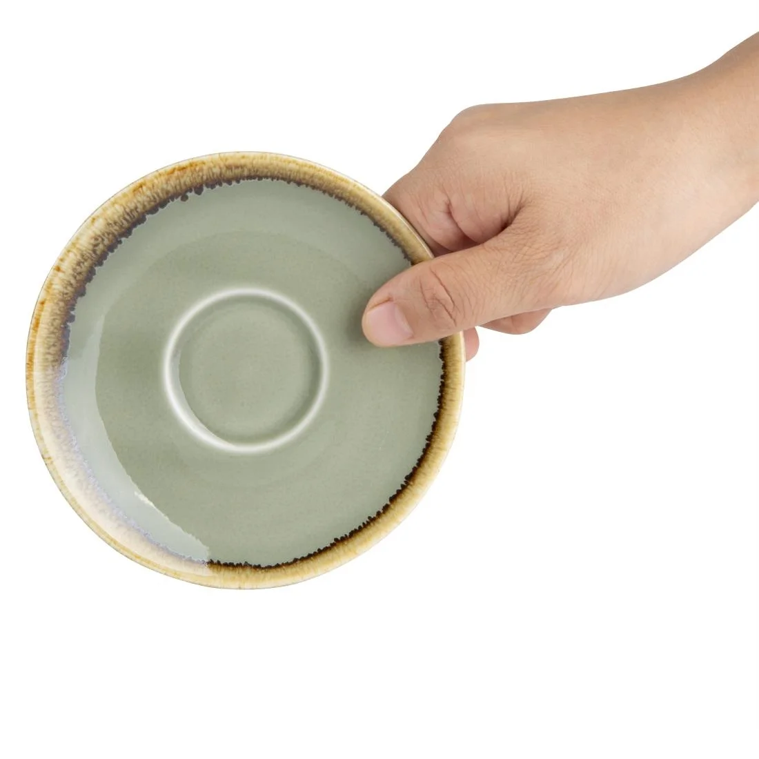 Olympia Kiln Espresso Saucer Moss - Image 4