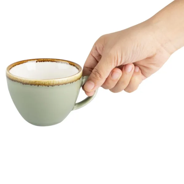 Olympia Kiln Cappuccino Cup Moss 230ml