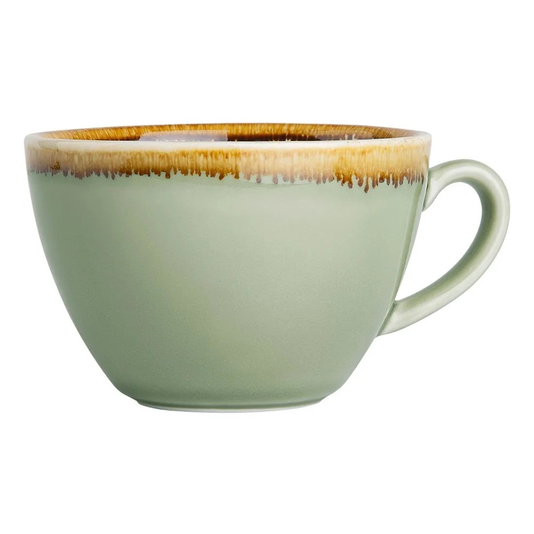 Olympia Kiln Cappuccino Cup Moss 340ml