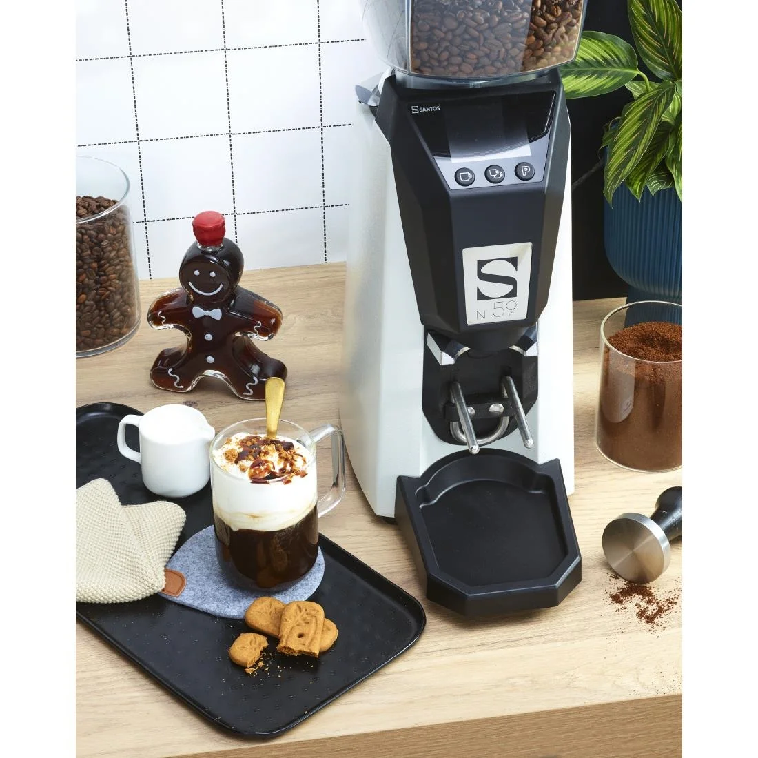 Santos On-Demand Coffee Grinder 59WA White - Image 2