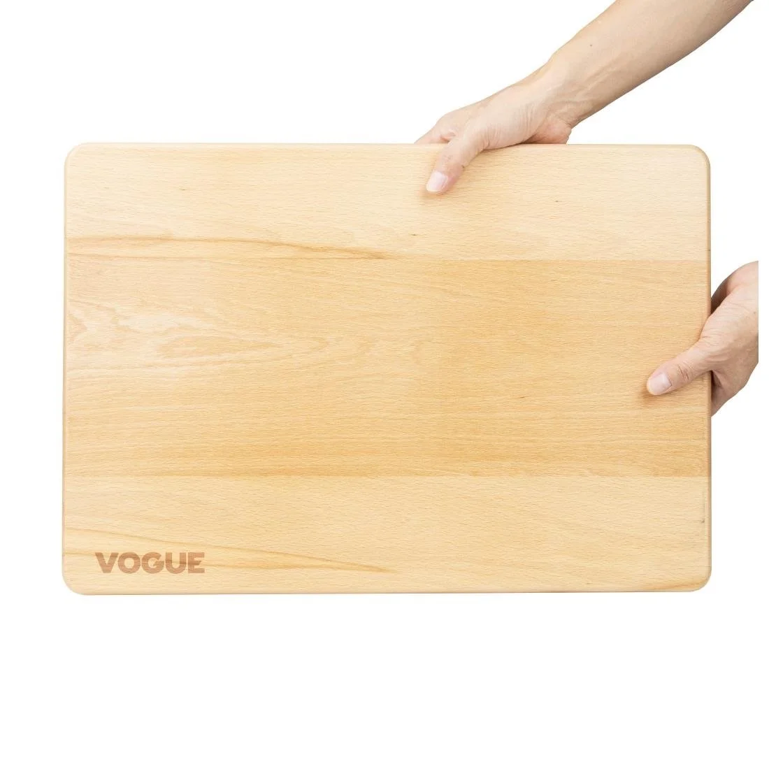 Vogue Beech Chopping Board Large 510x355x30mm - Image 3