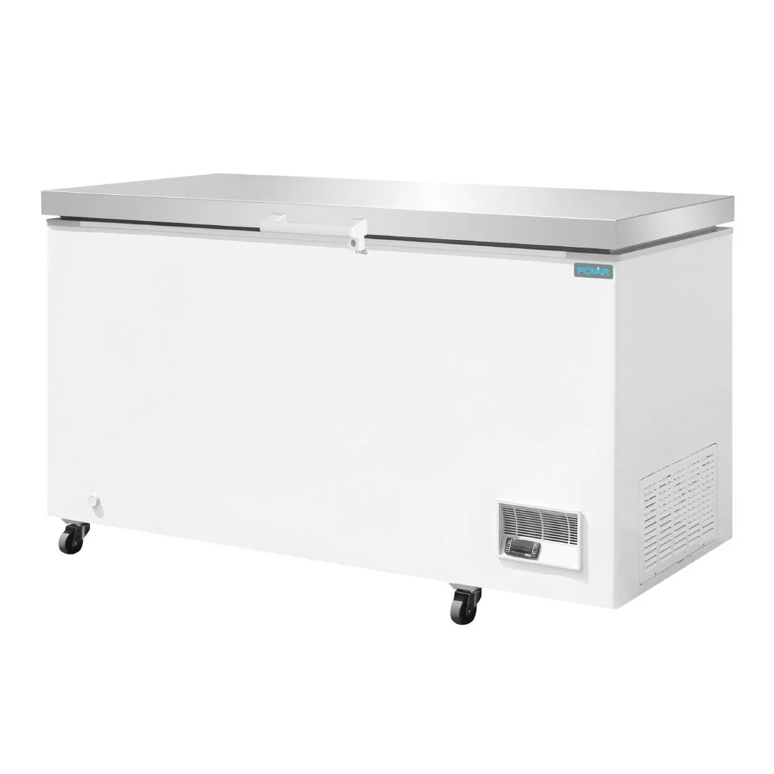 Polar G-Series Chest Freezer with Stainless Steel Lid 378Ltr - Image 3