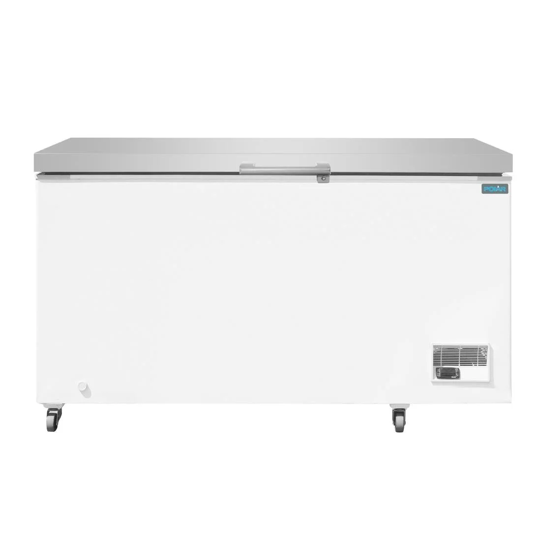 Polar G-Series Chest Freezer with Stainless Steel Lid 378Ltr - Image 1