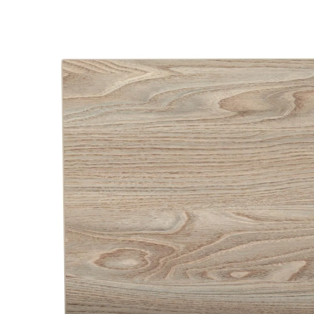 Bolero Pre-drilled Square Tabletop Antique Natural 700mm - Image 3