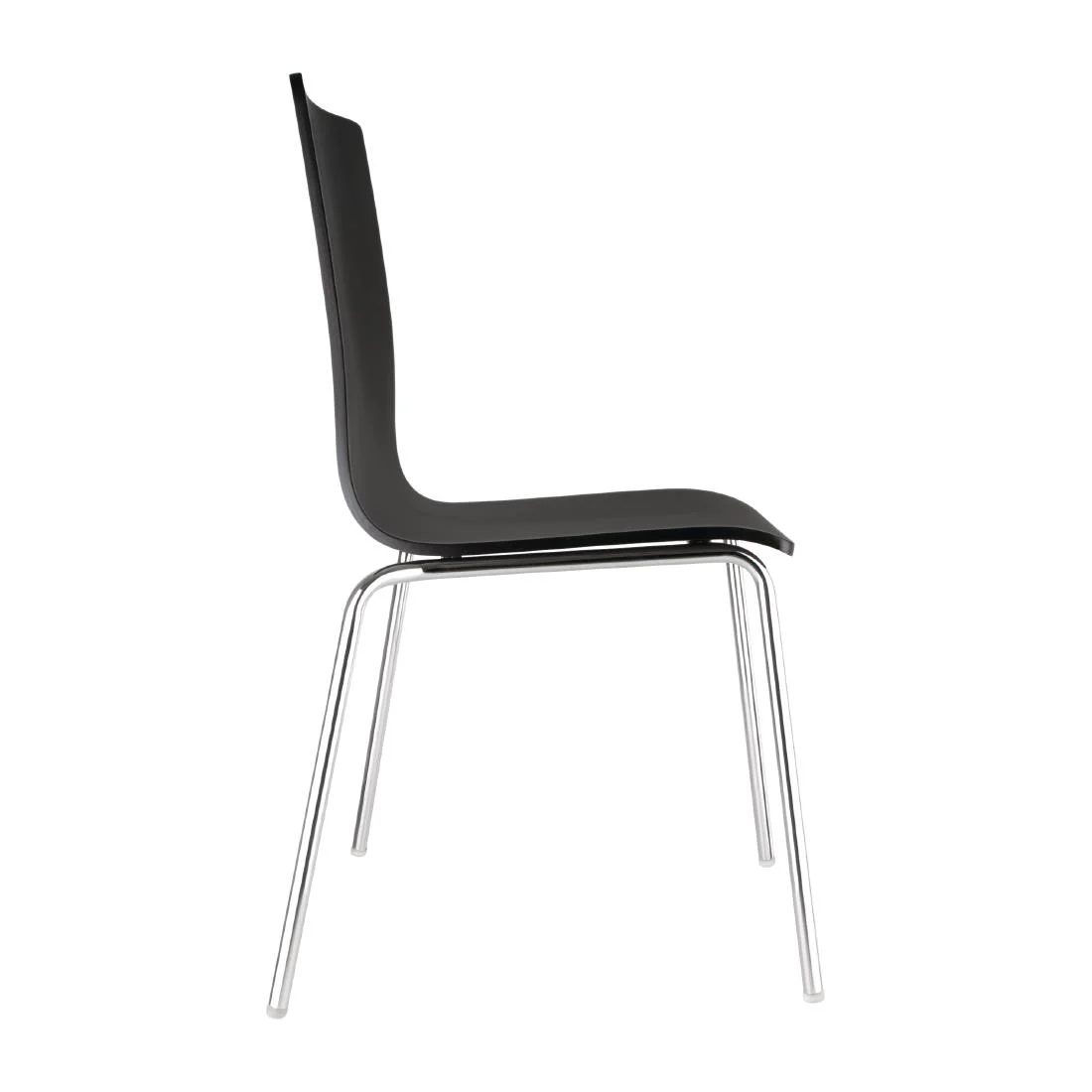 Bolero Black Square Back Side Chair (Pack of 4) - Image 4