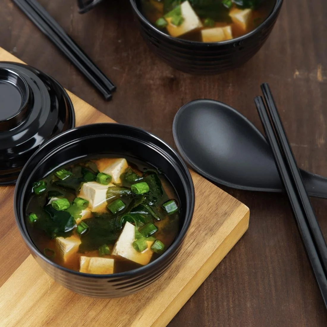 Olympia Kristallon Fusion Melamine Miso Bowls 240ml (6 Pack) - Image 5