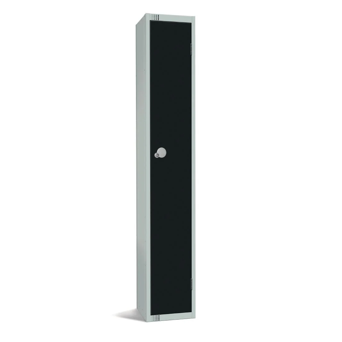 Elite Single Door Manual Combination Locker Locker Black with sloping top - Image 1