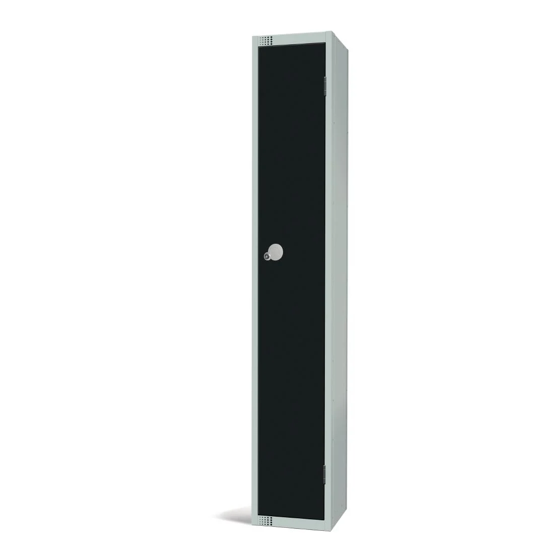 Elite Single Door Manual Combination Locker Locker Black with sloping top