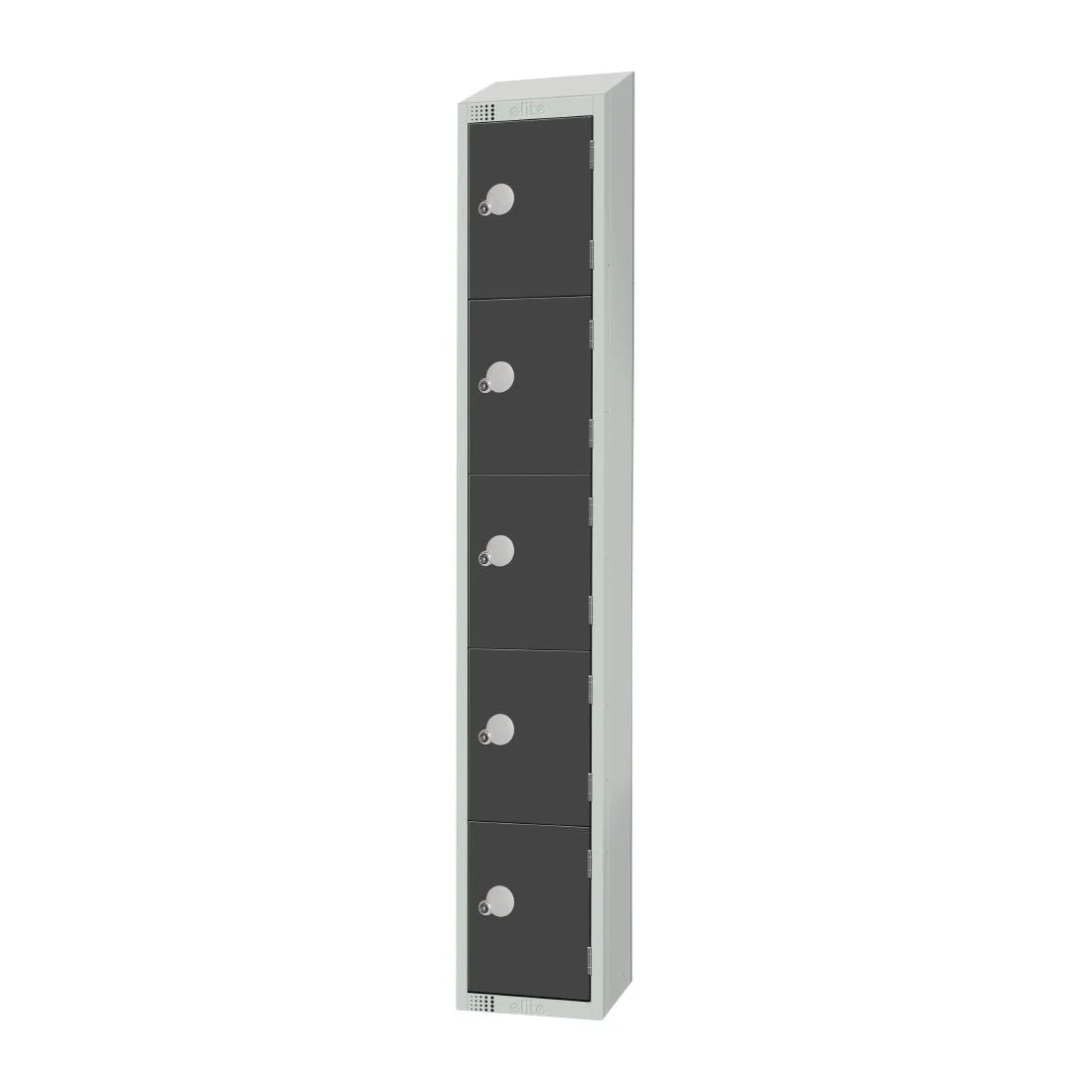 Elite Five Door Manual Combination Locker Locker Graphite Grey - Image 2