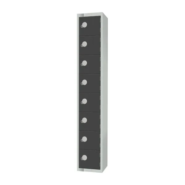 Elite Eight Door Manual Combination Locker Locker Graphite Grey