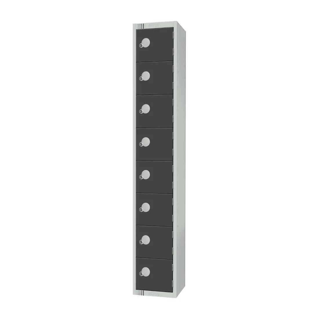 Elite Eight Door Coin Return Locker Graphite Grey - Image 3