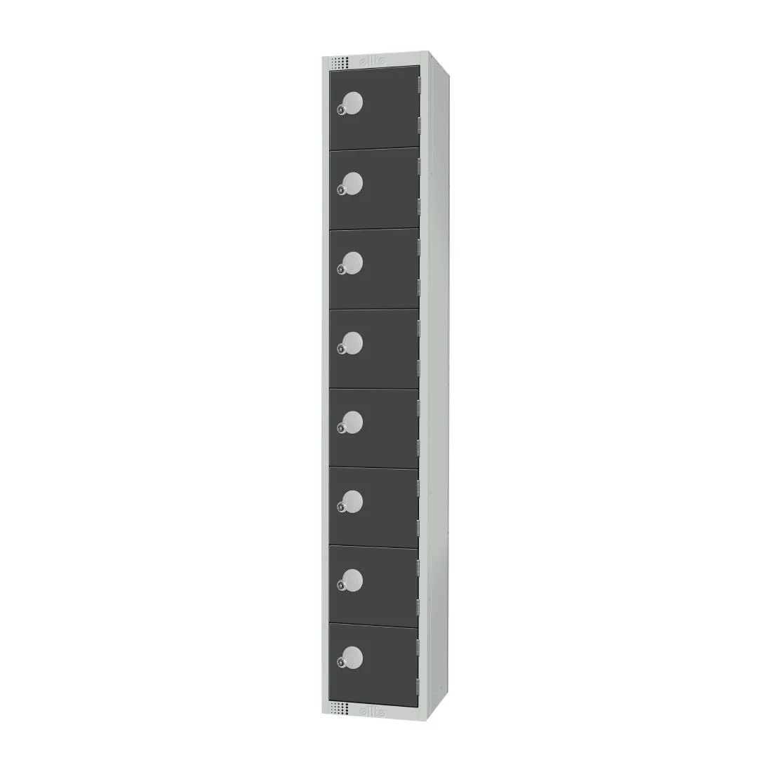 Elite Eight Door Padlock Locker Graphite Grey - Image 2
