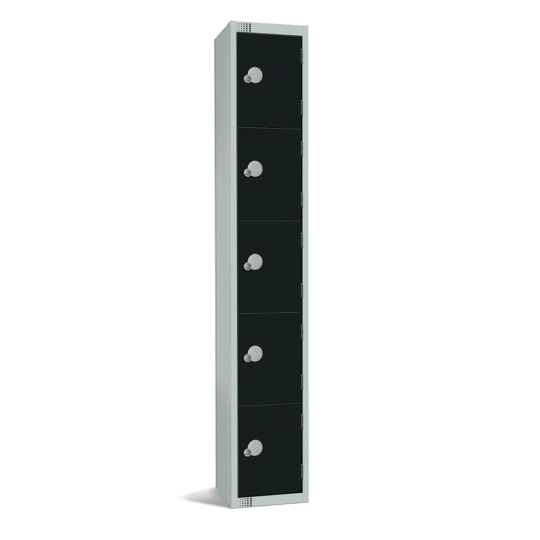 Elite Five Door Manual Combination Locker Locker Black - Image 1